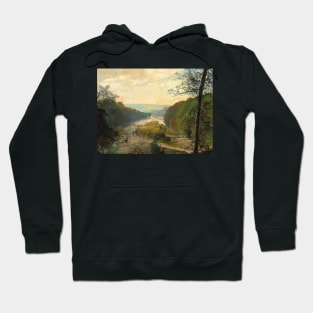 The Wharfe Valley, with Barden Tower Beyond by John Atkinson Grimshaw Hoodie